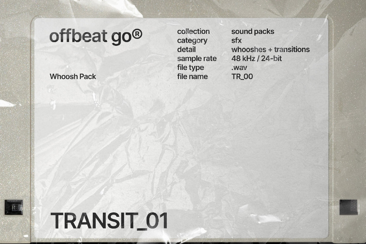 Transit_01 SFX Pack