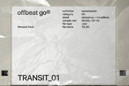Transit_01 SFX Pack